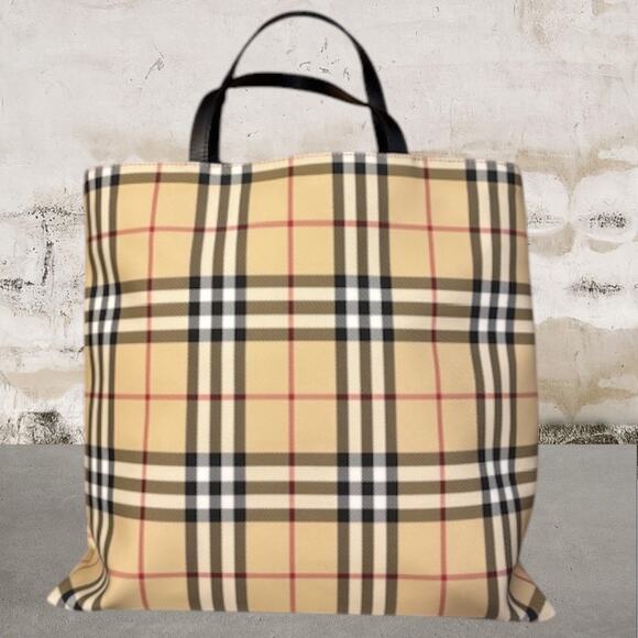 BURBERRY London Nova Check Tote Bag with COA & Dustbag Included - Picture 4 of 12